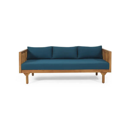 ADOUER WOOD Solid Acacia Wood 3 Seater Sofa For Indoor & Outdoor