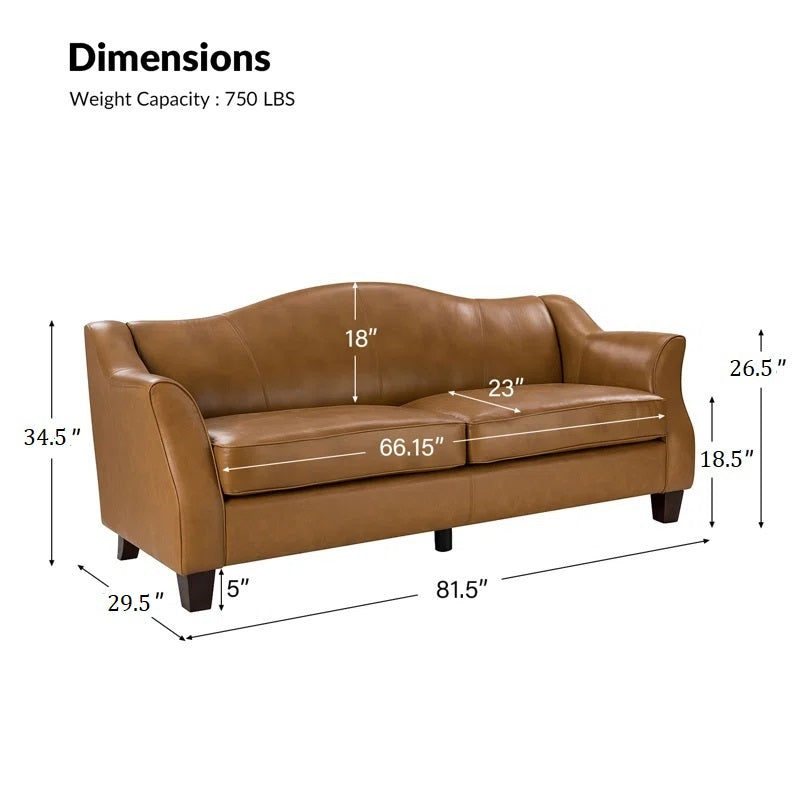 ADOUER WOOD High Backrest Elegant Design 3 Seater Leatherette  Sofa For Home & Office