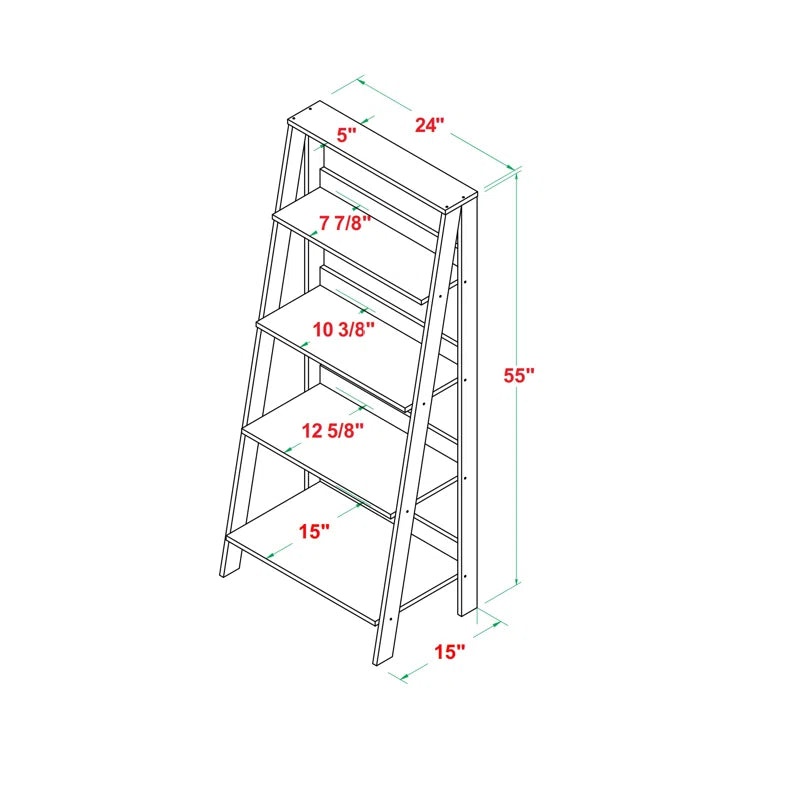 ADOUER WOOD Nice Choice Solid Sheesham Wood Multi-Use Bookshelf For Home & Office