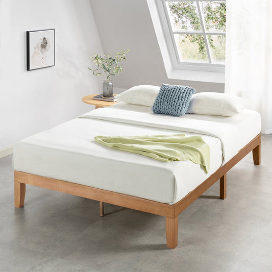 ADOUER WOOD Solid Sheesham Wood Platform Bed