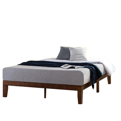 ADOUER WOOD Solid Sheesham Wood Platform Bed