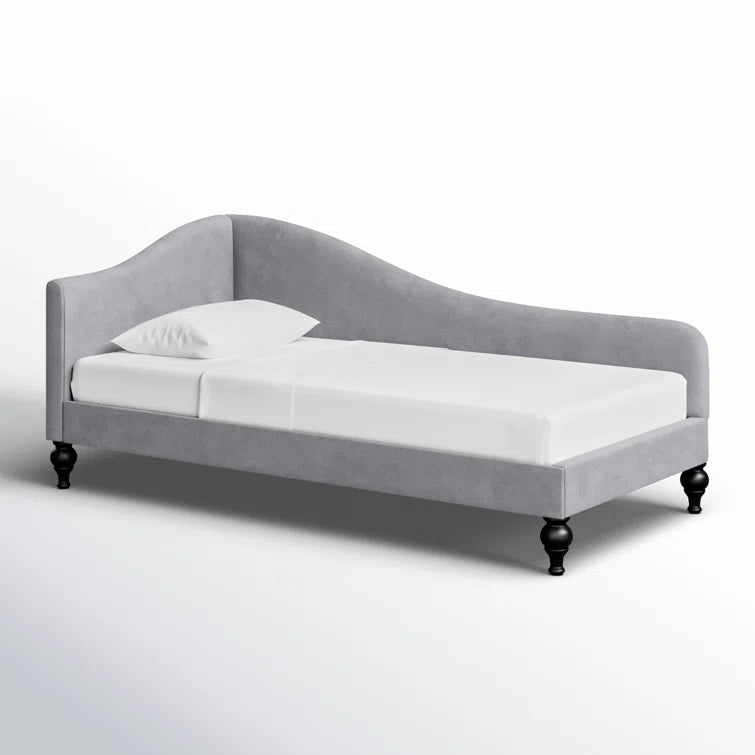 ADOUER WOOD Solid Wood Frame Upholstered Divan (Day Bed)