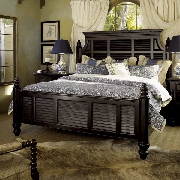 Adouer Wood One Choice Solid Sheesham Wood Designer Bed Without Storage For Bedroom (Walnut)