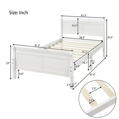 ADOUER WOOD Handcrafted Solid Sheesham Wood Standard Bed for kids