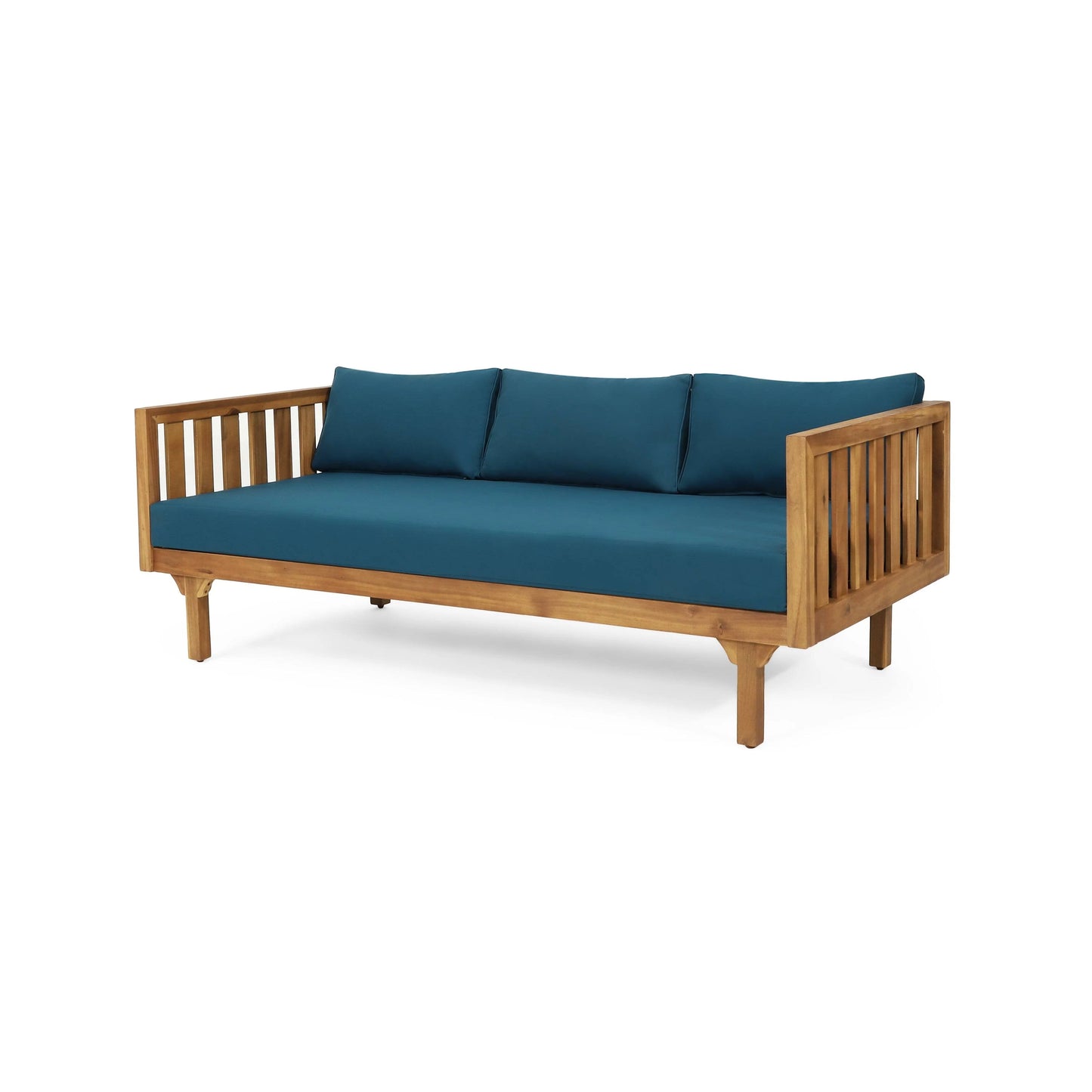 ADOUER WOOD Solid Acacia Wood 3 Seater Sofa For Indoor & Outdoor